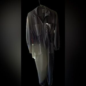 Black Coveralls with Pockets